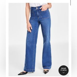 I.N.C. Jeans classic high rise with wide legs and stretch for comfort Size 14/32